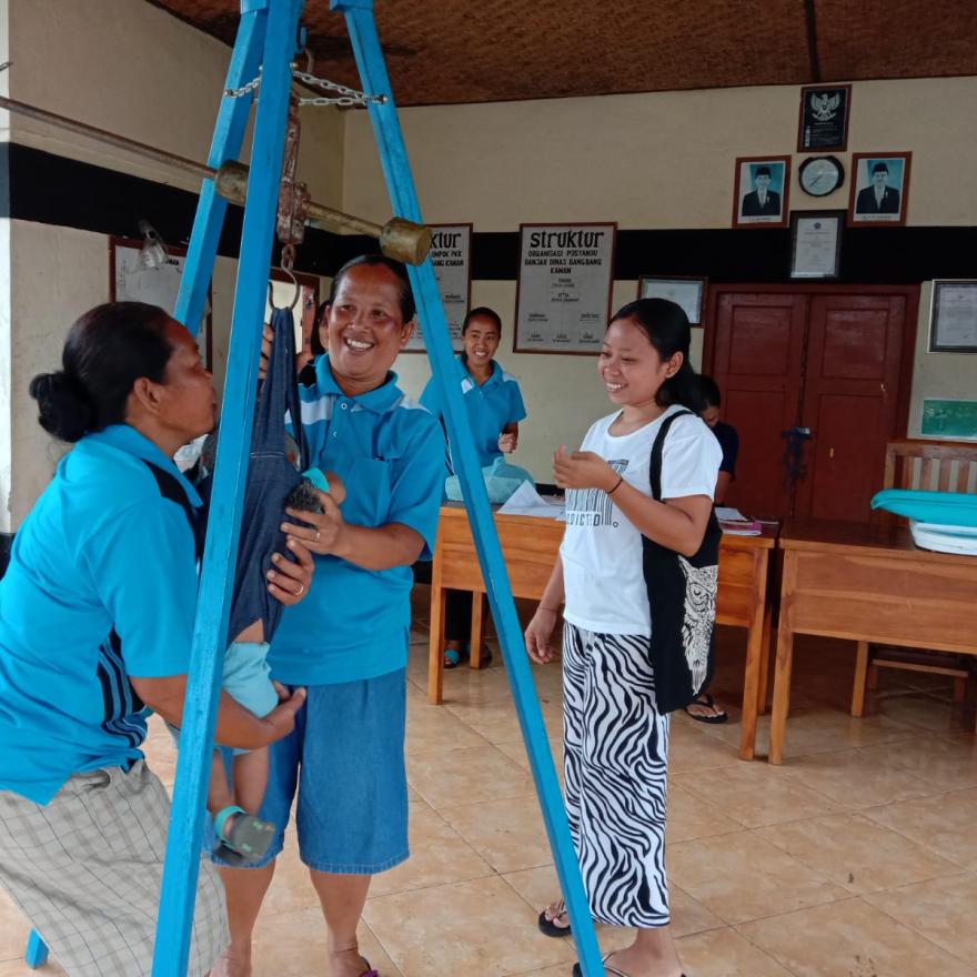 Posyandu Tunjung Banjar Dinas Bangbang Kawan Bulan Oktober