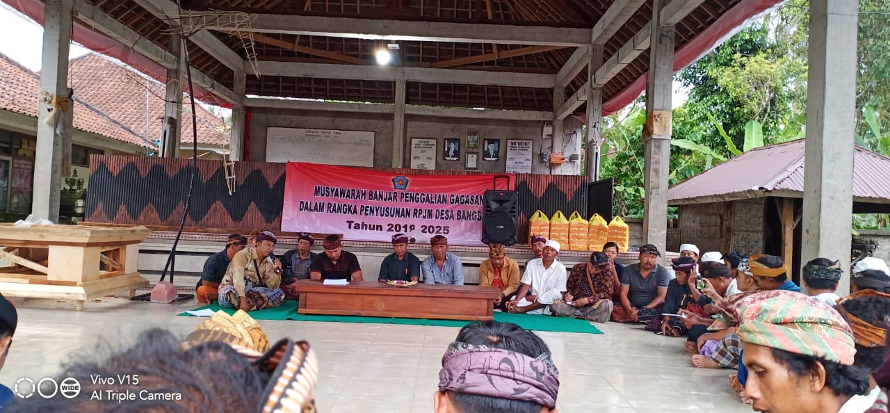 Musyawarah Penggalian Gagasan di Banjar Dinas Dalam Rangka Penyusunan RPJM Desa