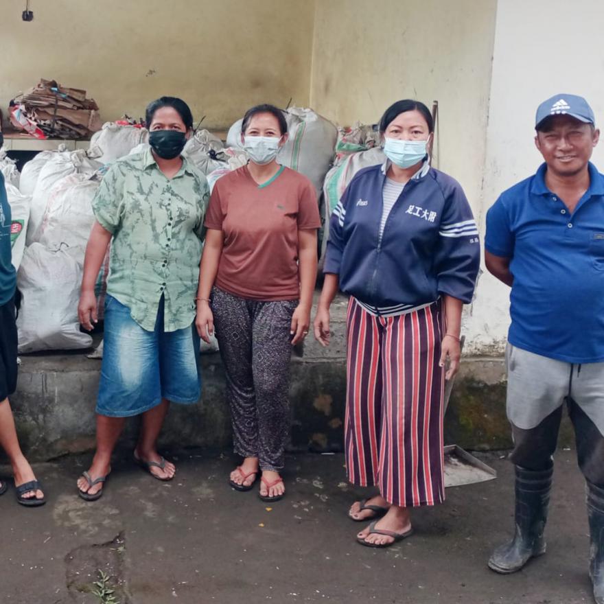 Pemilahan Sampah Daur Ulang di Banjar Dinas Cepunggung, Desa Bangbang, Tembuku, Bangli